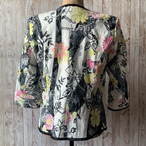 𝅺carole Little multi colored Embroidered Jacket - Picture 3 of 6